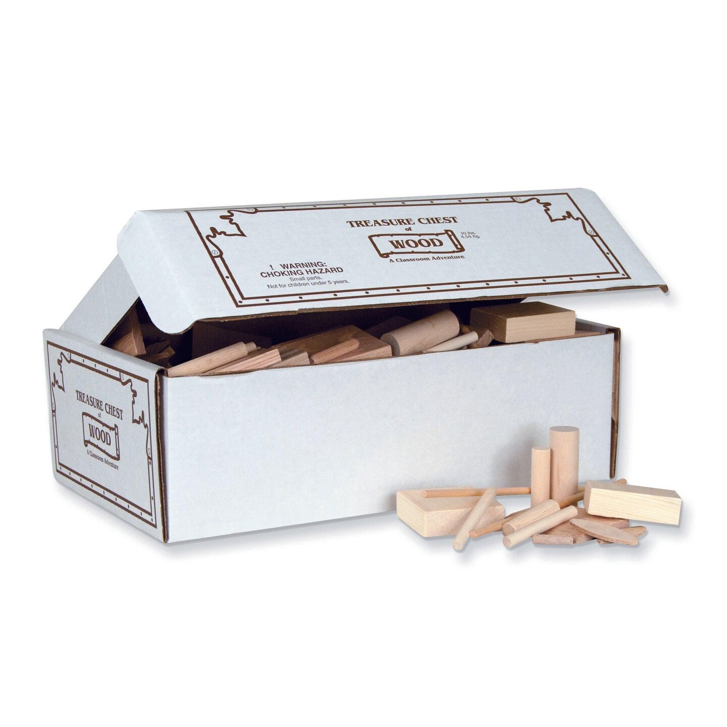 Treasure Chest of Wood, Assorted Shapes &#x26; Sizes, 10 lb.