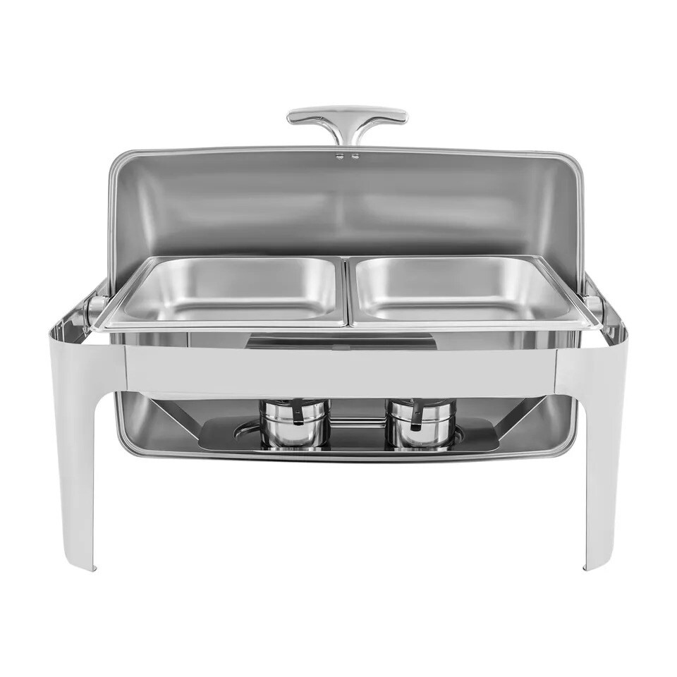 9.54QT Stainless Steel Chafer Buffet Chafing Dish Set