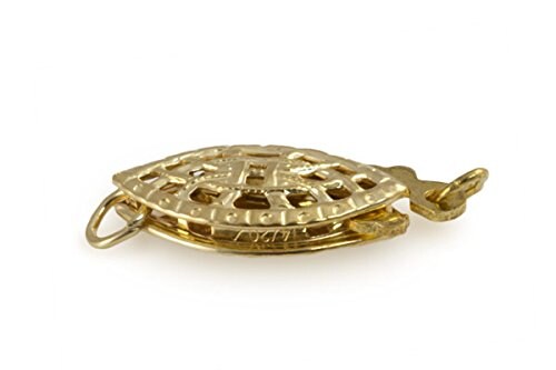 JewelrySupply Filigree Clasp 15x6mm Gold Filled (1-Pc)