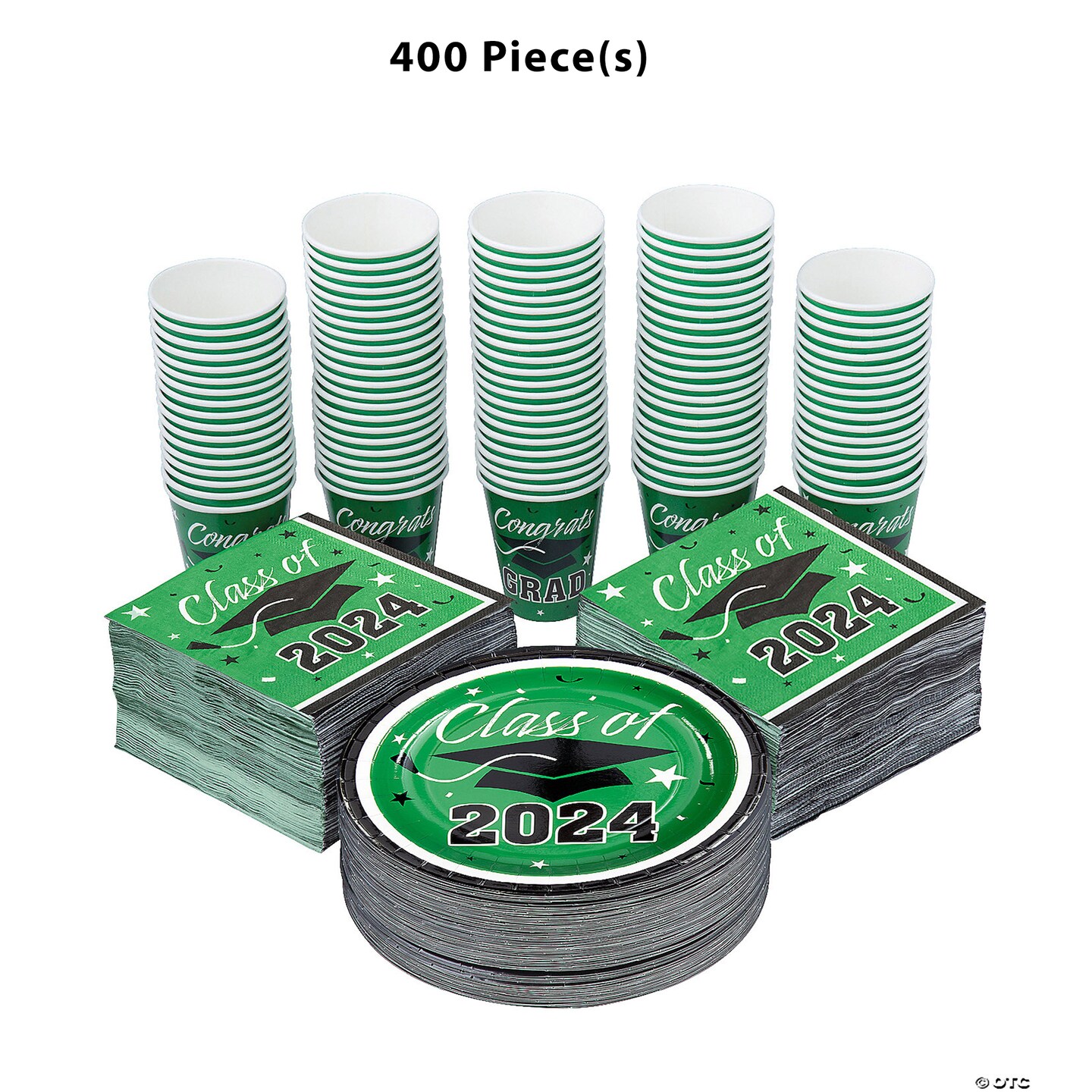 Bulk 400 Pc. Class of 2024 Disposable Tableware Kits | MINA®