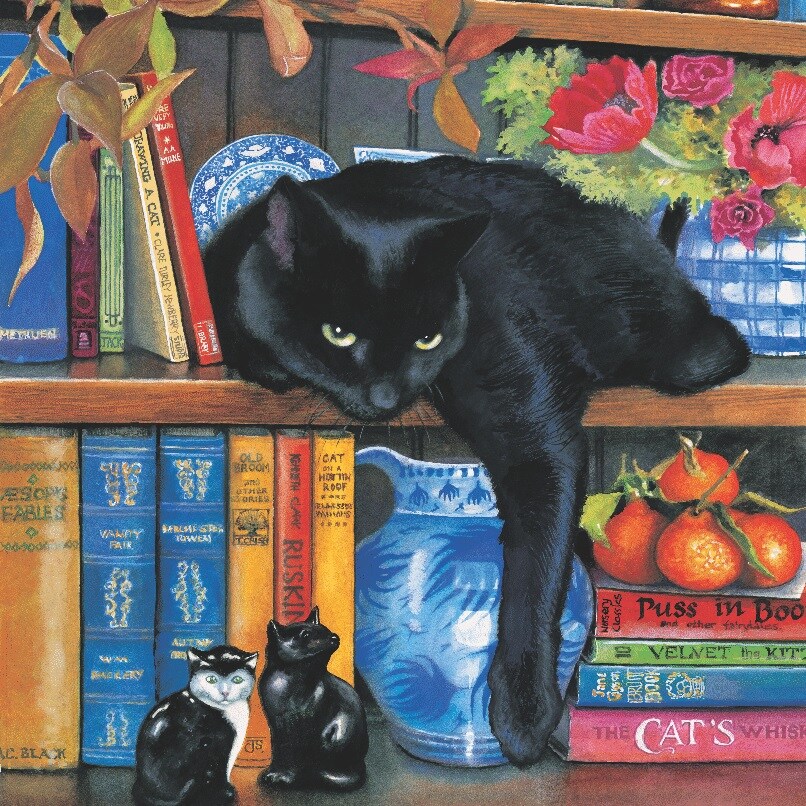 Cathedral Cat – 372-Piece Wooden Jigsaw Puzzle By Nautilus Puzzles 9 thumbnail image