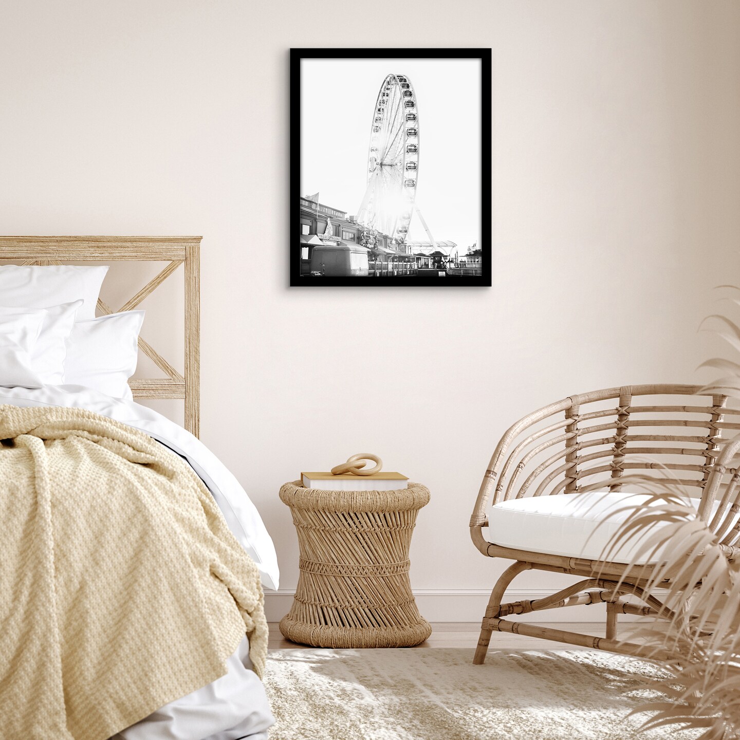 Americanflat Gallery Poster Frame - Wooden Picture Frame for Wall Art - Plexiglass Cover - Hanging Hardware for Horizontal or Vertical Display