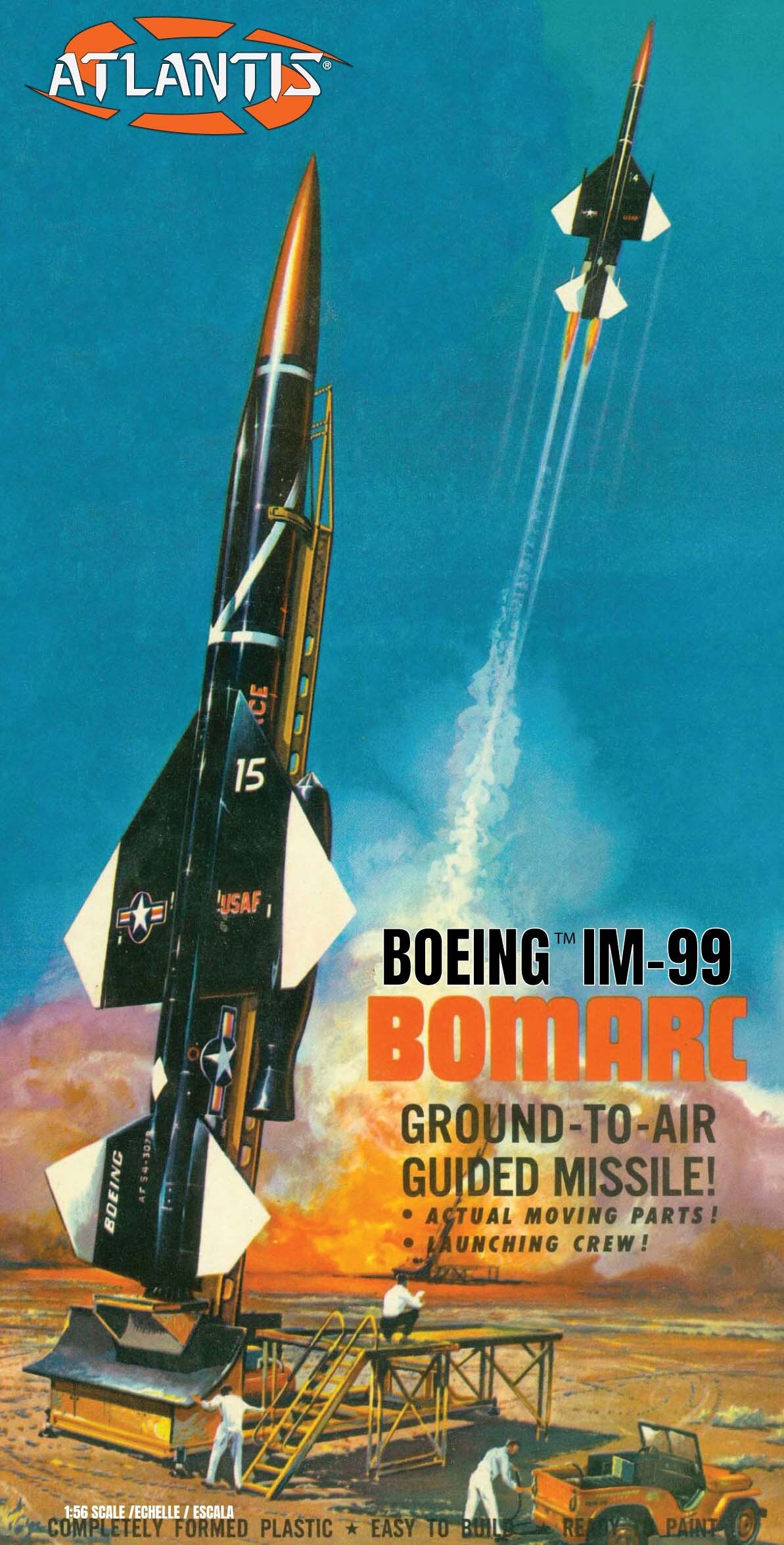 Atlantis Plastic Model Kit-Boeing IM-99 Bomarc Missile