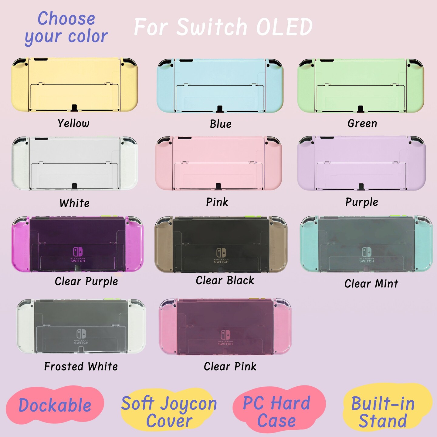 Custom Case of You and Your pets for Nintendo Switch,Oled,lite