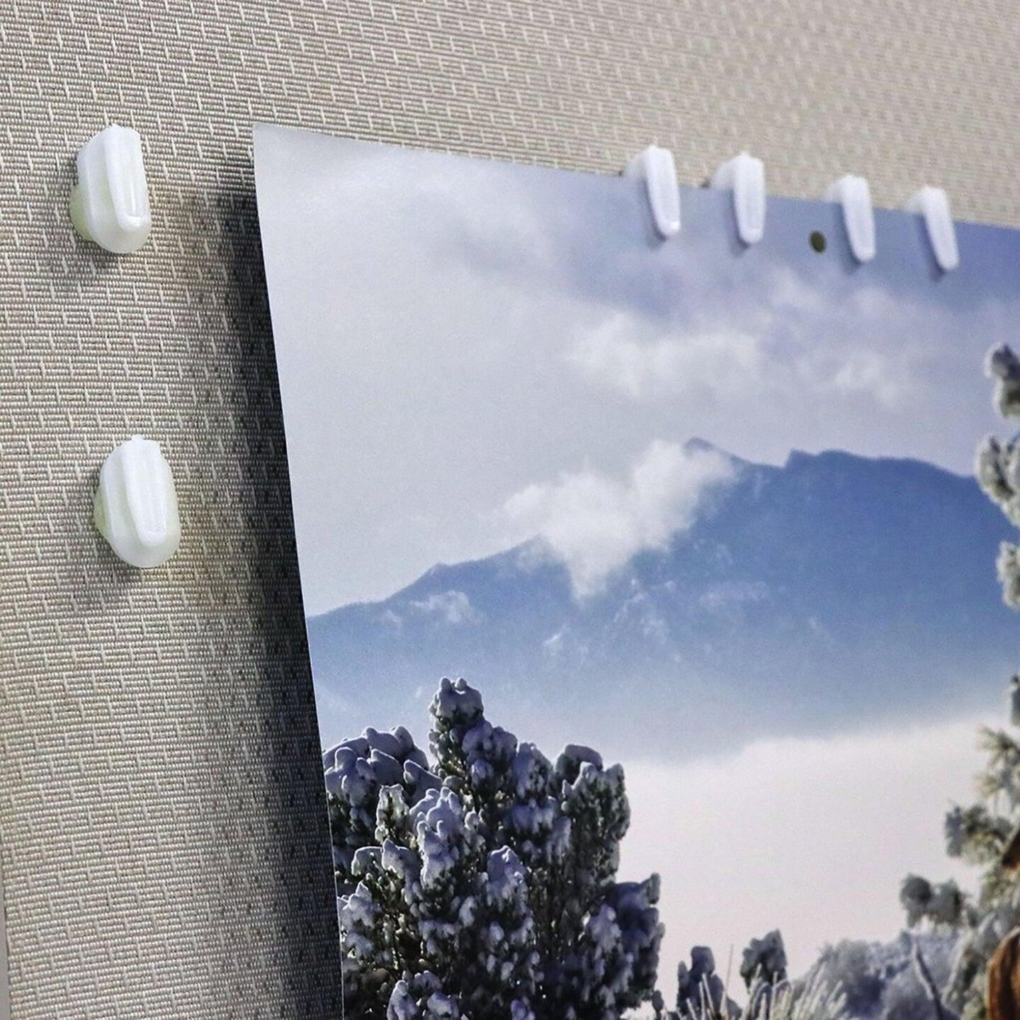StikkiCLIPS&#x2122; Adhesive Clips, White, 20 Per Pack, 6 Packs