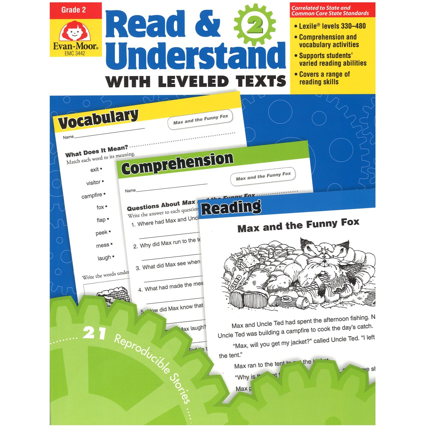 Read &#x26; Understand with Leveled Texts Book, Grade 2