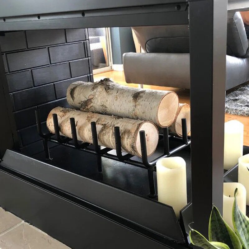 Wilson Misbah Large Birch Fireplace Logs (3.5&#x22; - 5.5&#x22; Diameter X 15.5-17.5&#x22; Long)