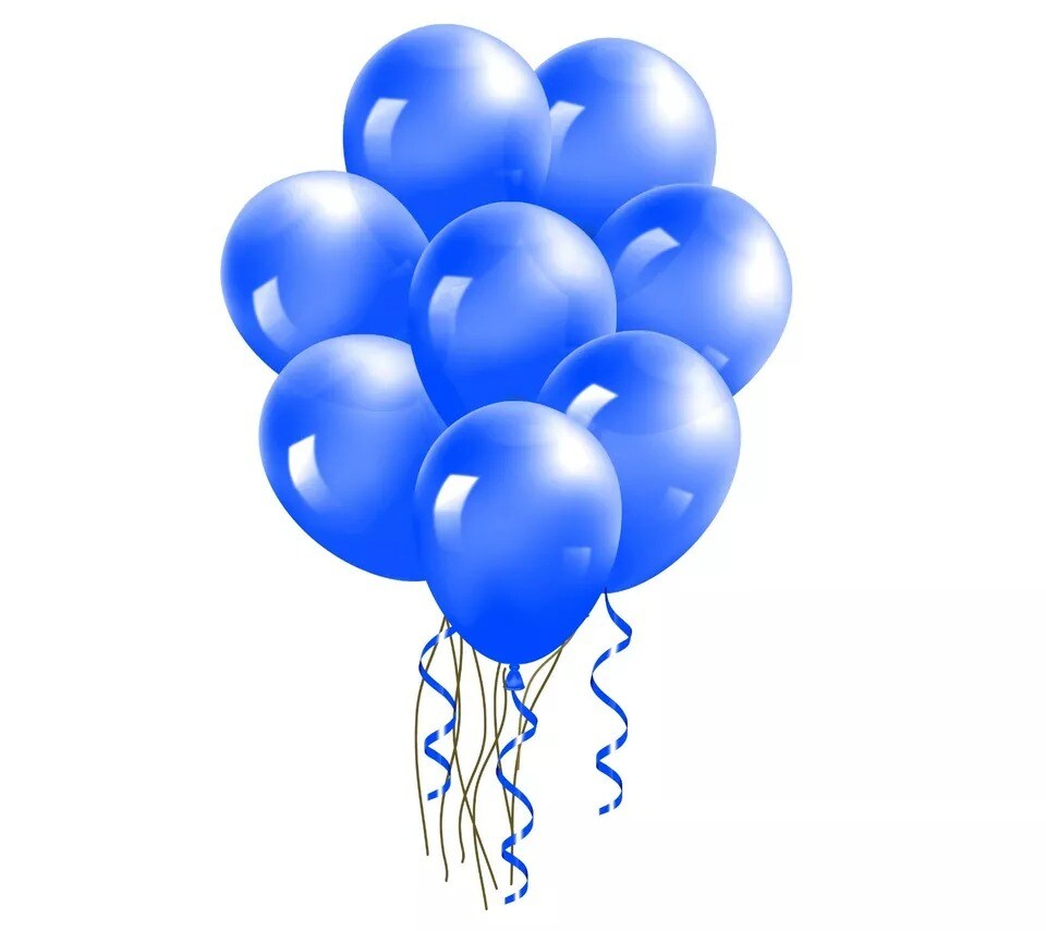 100-Pieces 12-inch Latex Balloons