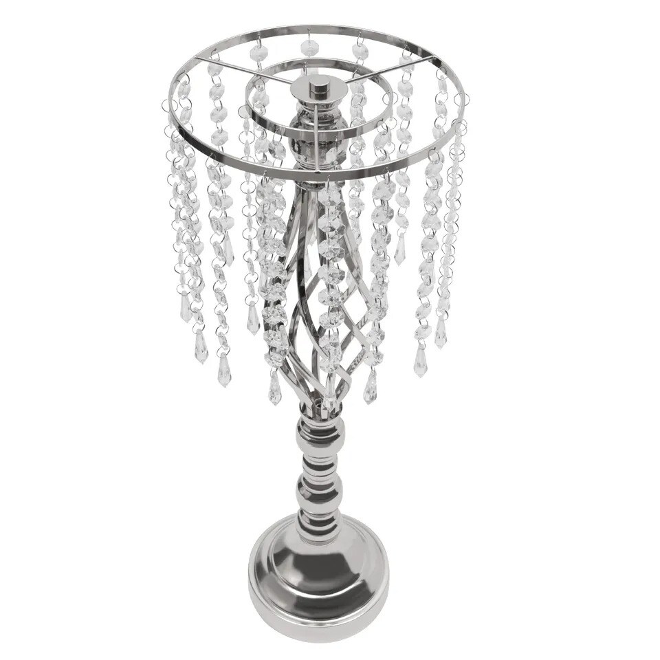 10-Pieces 21.7&#x22; Crystal Wedding Centerpiece Flower Stand