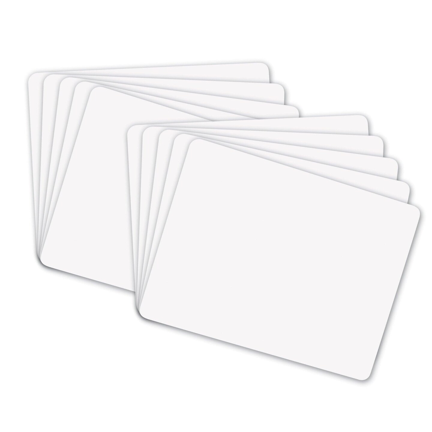 Whiteboard, 1-Sided, Plain, 9&#x22; x 12&#x22;, 10 Boards