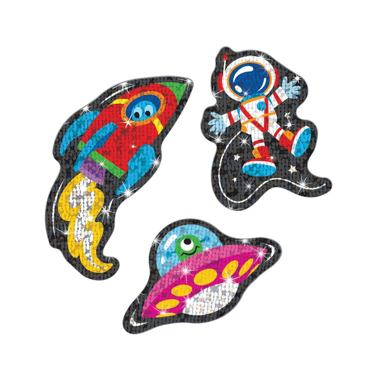 Sparkly Space Stuff Sparkle Stickers&#xAE;, 36 Per Pack, 6 Packs