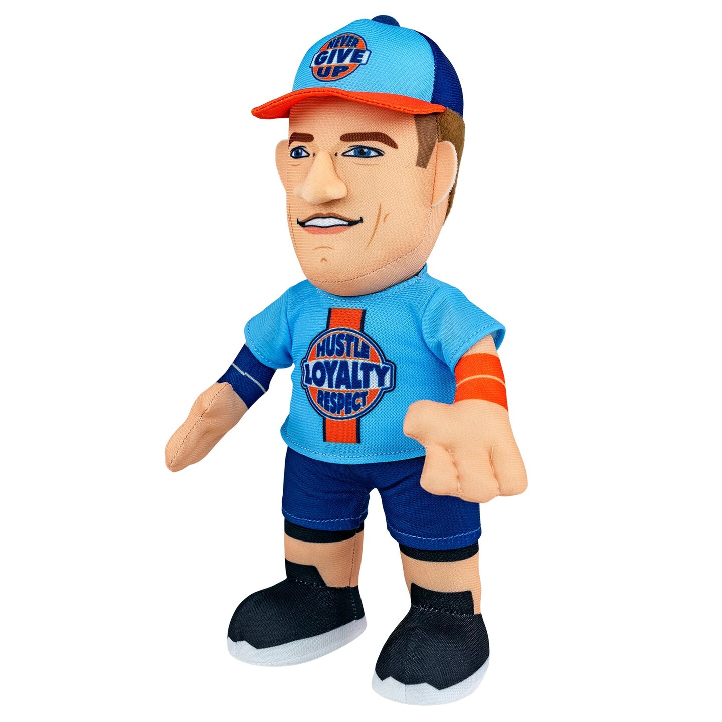 Bleacher Creatures WWE Superstar John Cena (Hustle Loyalty Respect - Blue) 10&#x22; Plush Figure