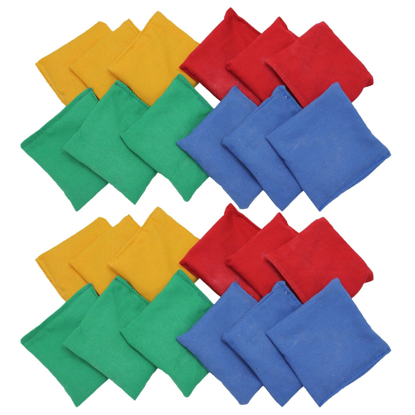 Bean Bags, 3.5&#x22; x 3.75&#x22;, 12 Per Pack, 2 Packs