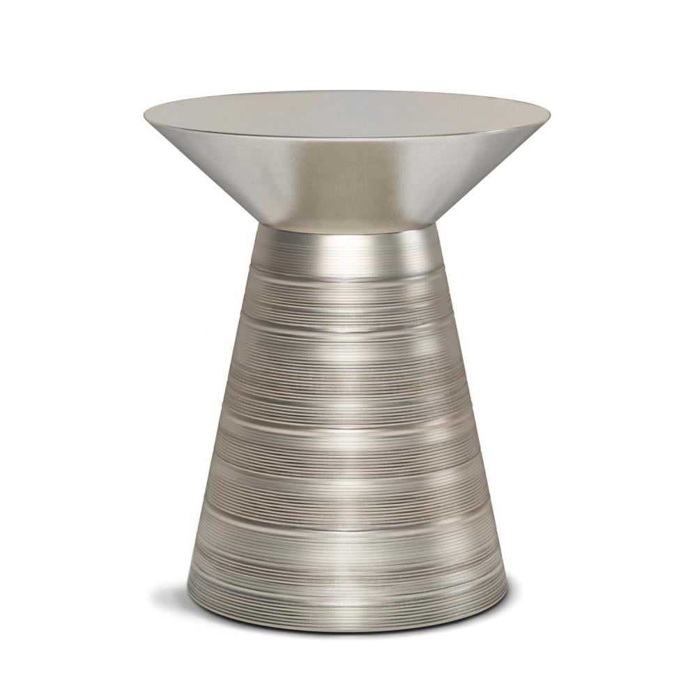 Sheridan Metal Accent Table 17.6In Handcrafted Contemporary Design Side Table