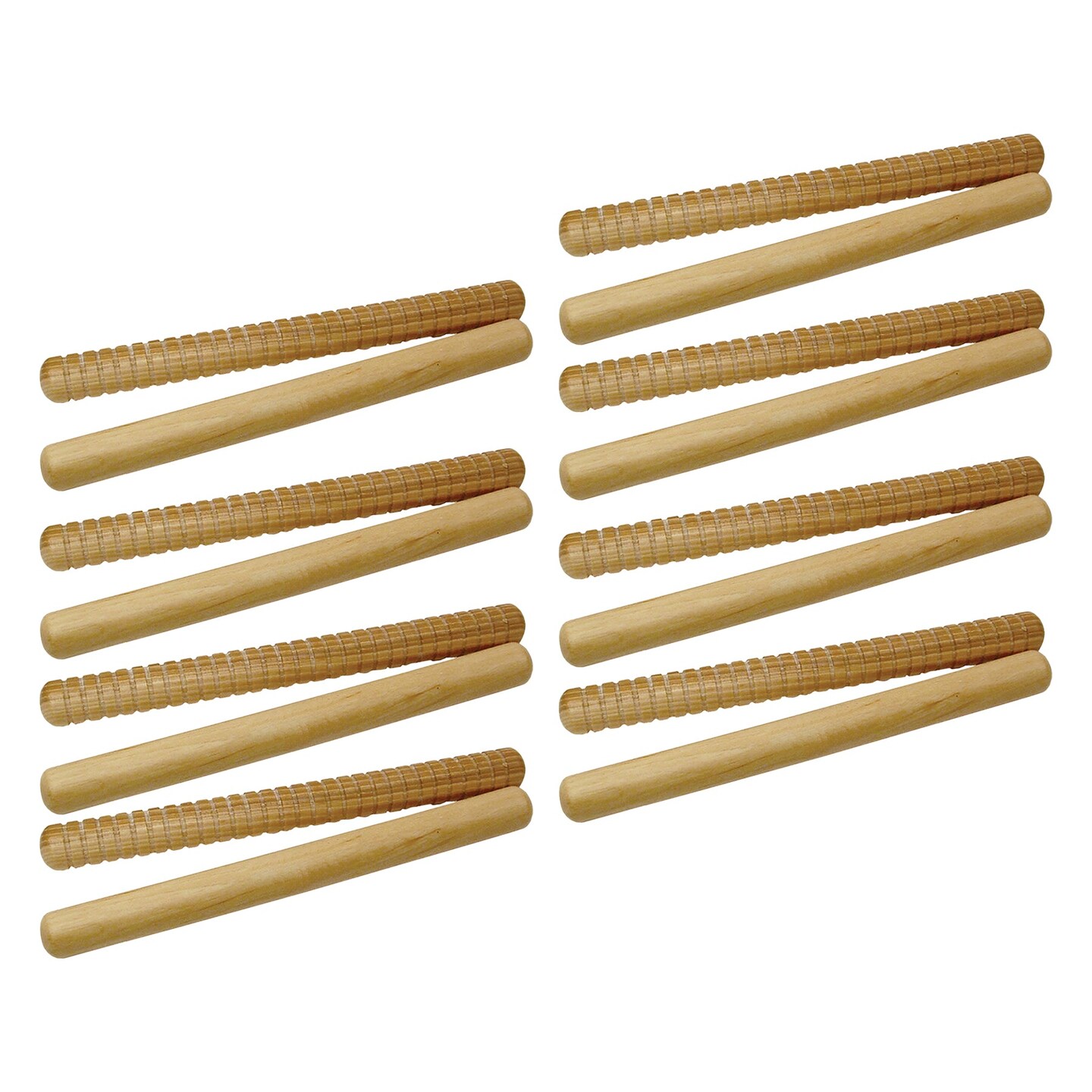 Hickory Rhythm Sticks - 8&#x22;, 12 Pair