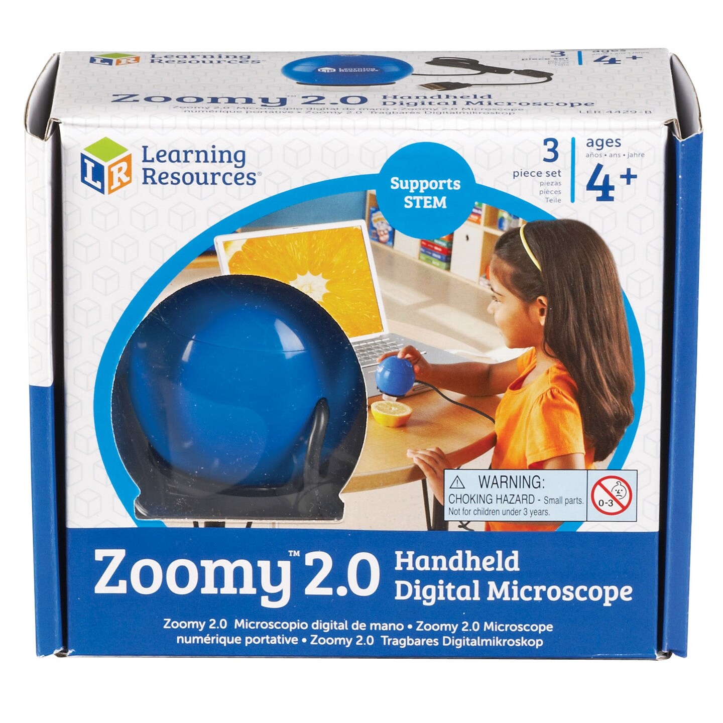 Zoomy&#x2122; 2.0 Handheld Digital Microscope - Blue