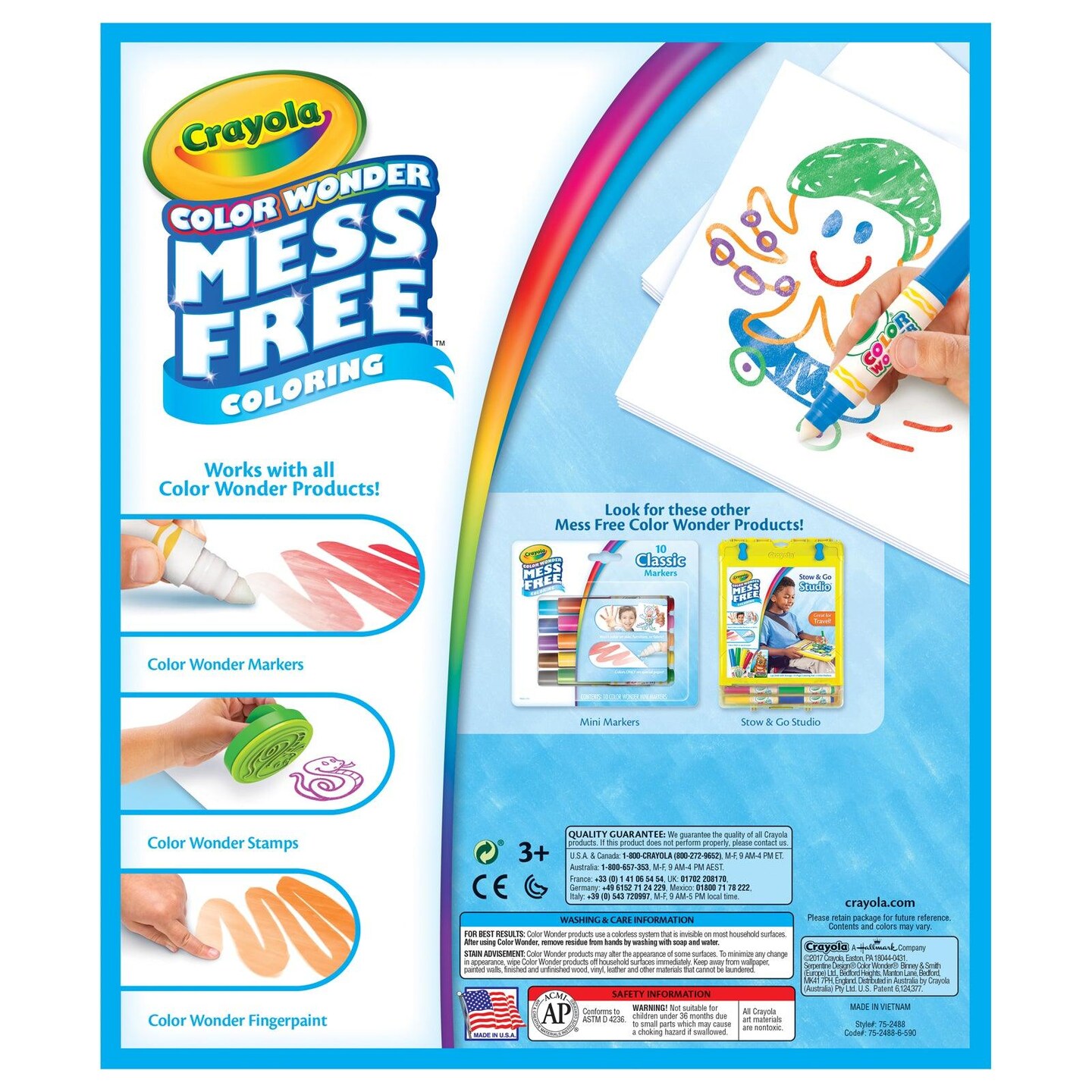 Color Wonder Mess Free Paintbrush Pens &#x26; Paper, 2 Sets
