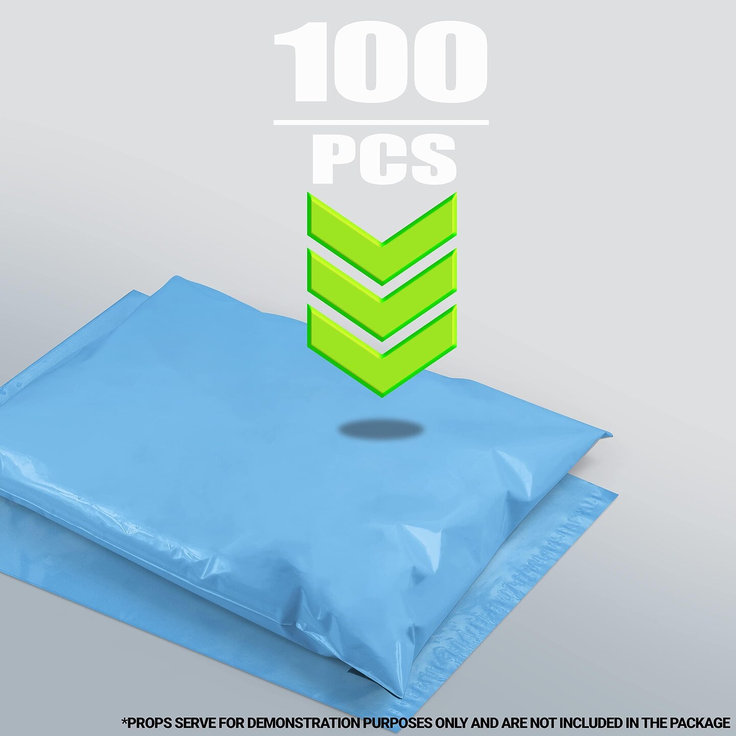 Blue Poly Mailers 12 x 15.5 Peel and Seal Poly Shipping Bags for Small Business Pack of 100 Waterproof Shipping Envelopes for Clothing 2 Mil TearProof Plastic Mailing Bags for Shipping