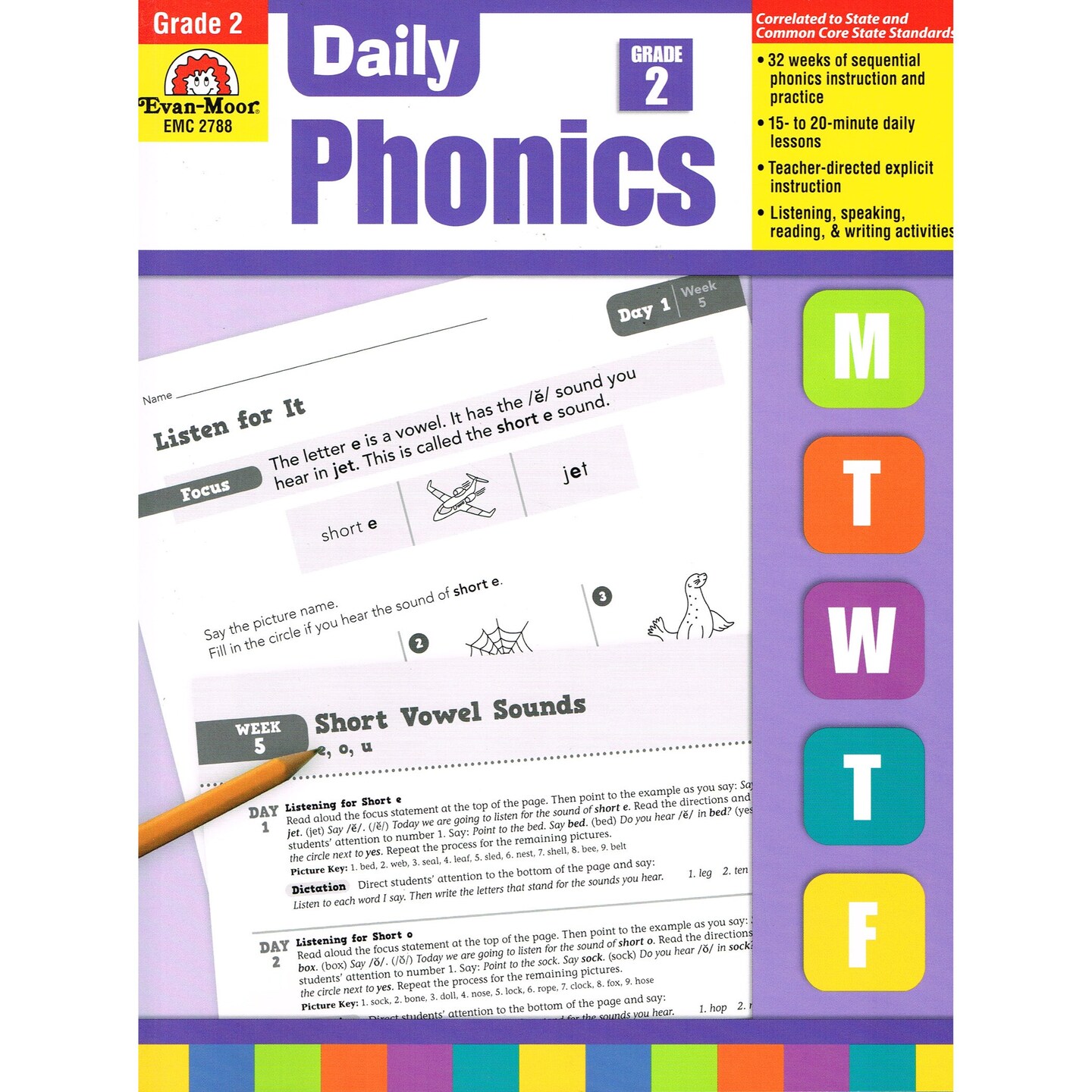 Daily Phonics Book, Teacher&#x27;s Edition, Grade 2