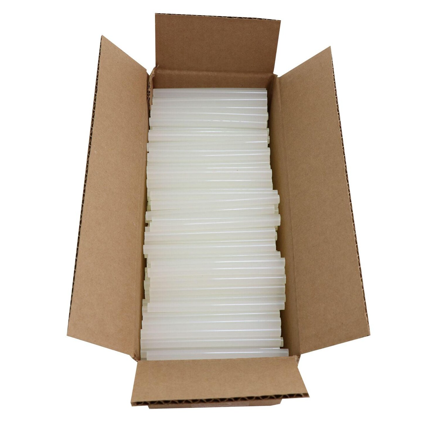 Mini Size 4&#x22; Clear Hot Glue Sticks, 5 lb Box