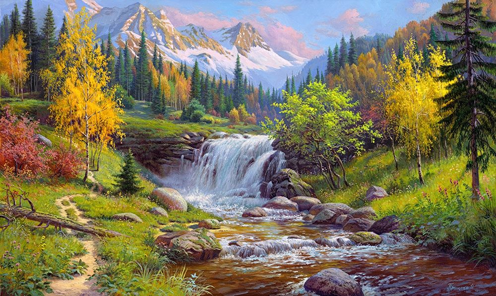 Mountain creek Poster Print by Igor Prishchepa - Item # VARPDXPI22