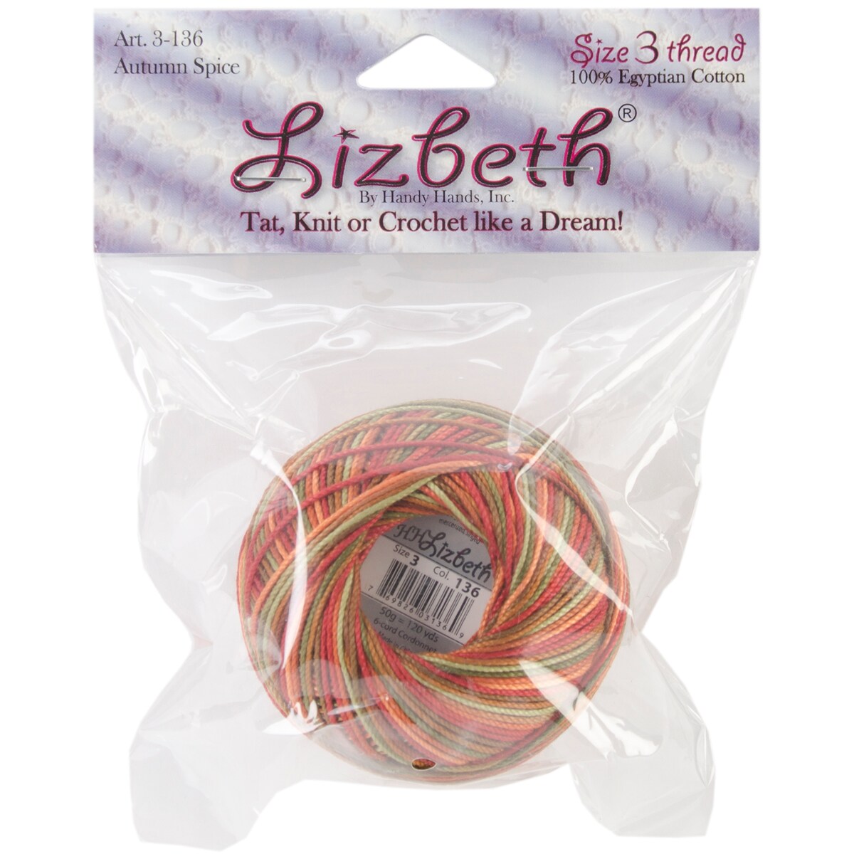 Handy Hands Lizbeth Cotton Size 3Autumn Spice Michaels