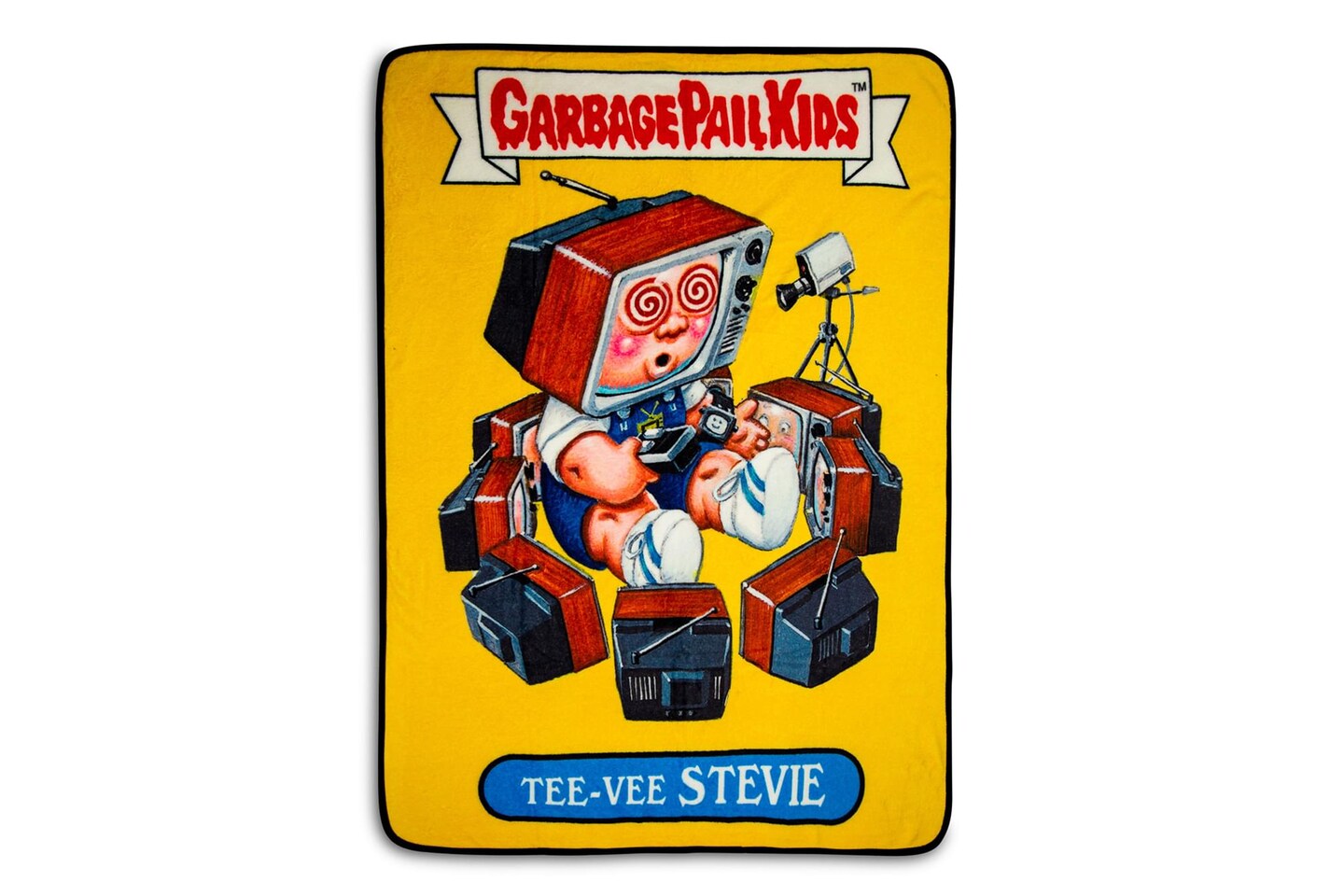 Garbage Pail Kids Tee-Vee Stevie Fleece Throw Blanket | 45 x 60 Inches