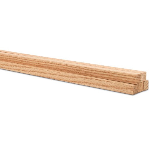 Oak Wood Square Dowel Rods 1/2&#x22; Thick, Sticks for Crafts/Woodworking|Woodpeckers