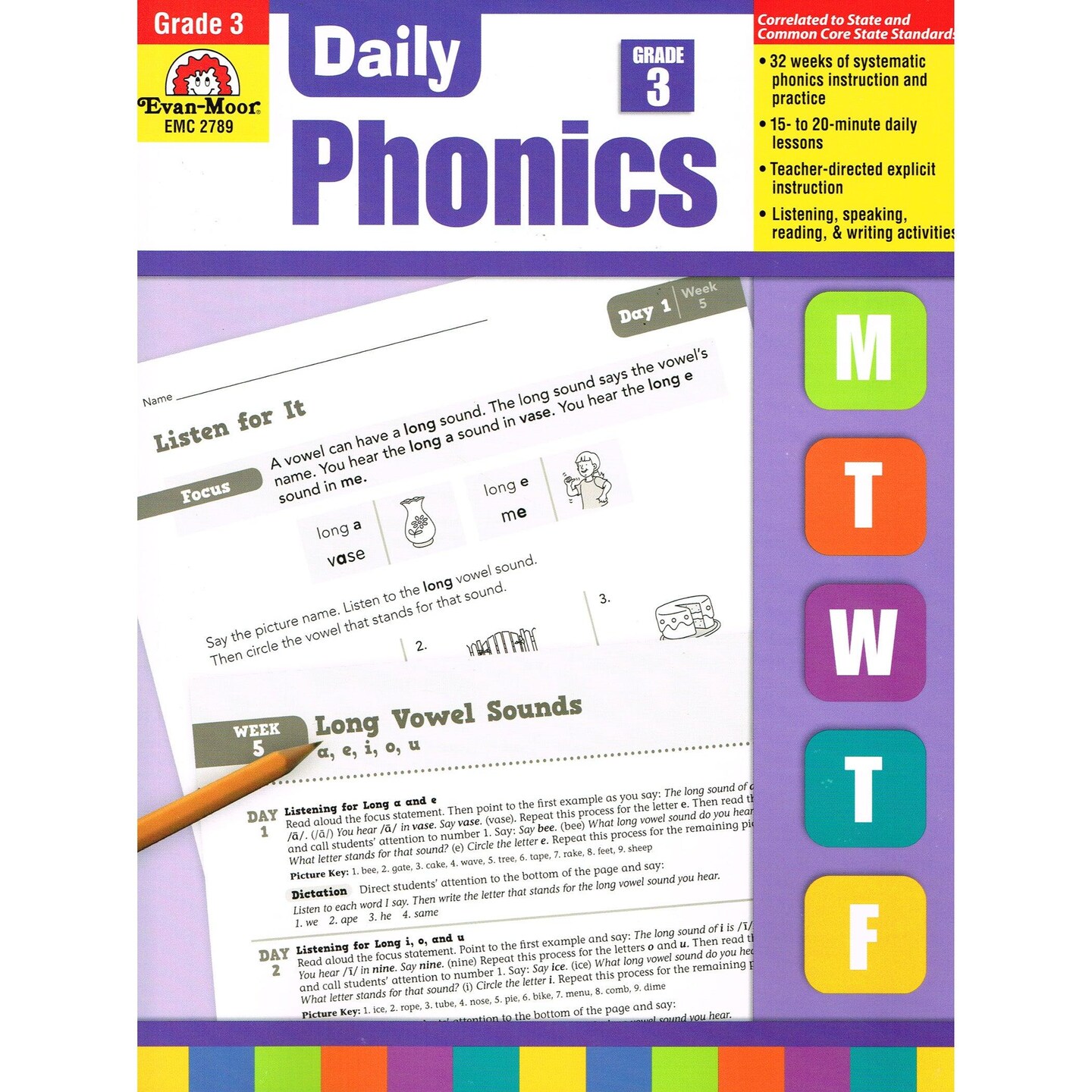 Daily Phonics Book, Teacher&#x27;s Edition, Grade 3