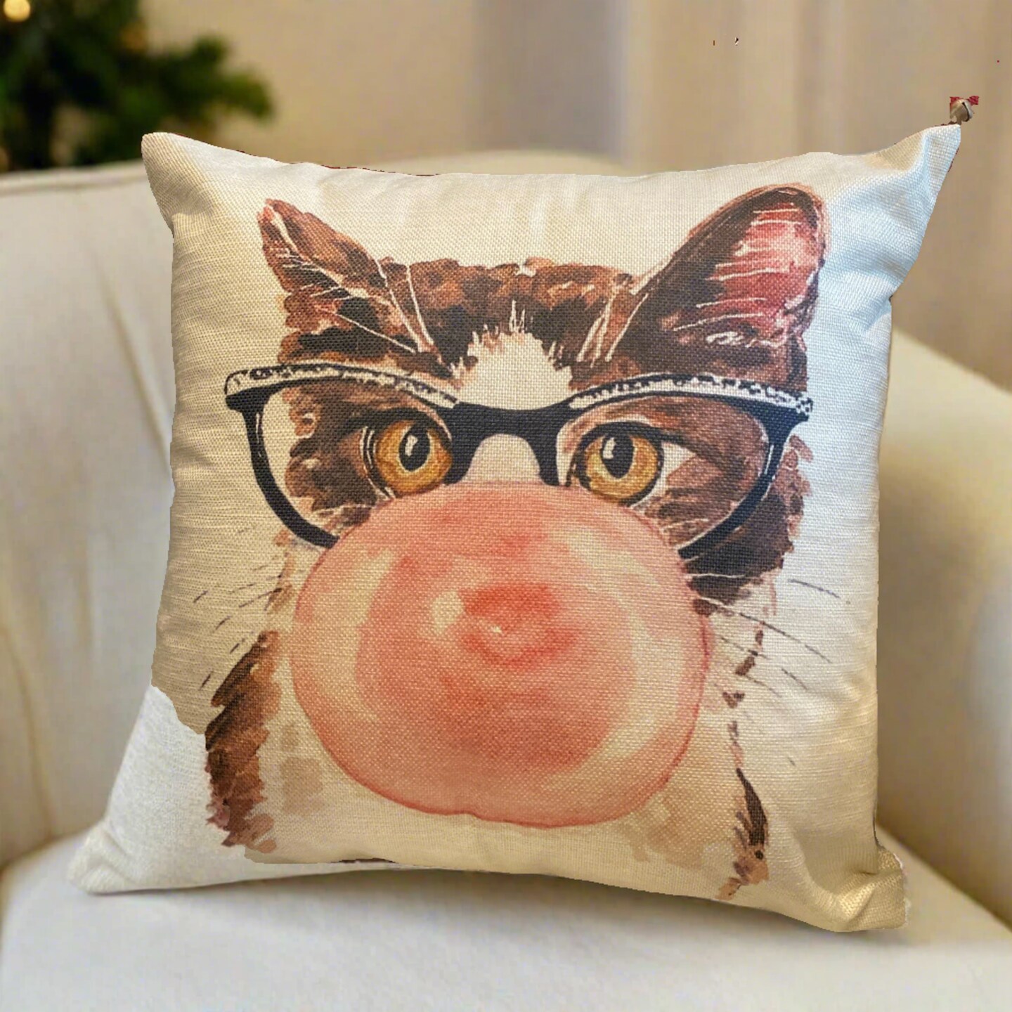 Cat pillow orders cover