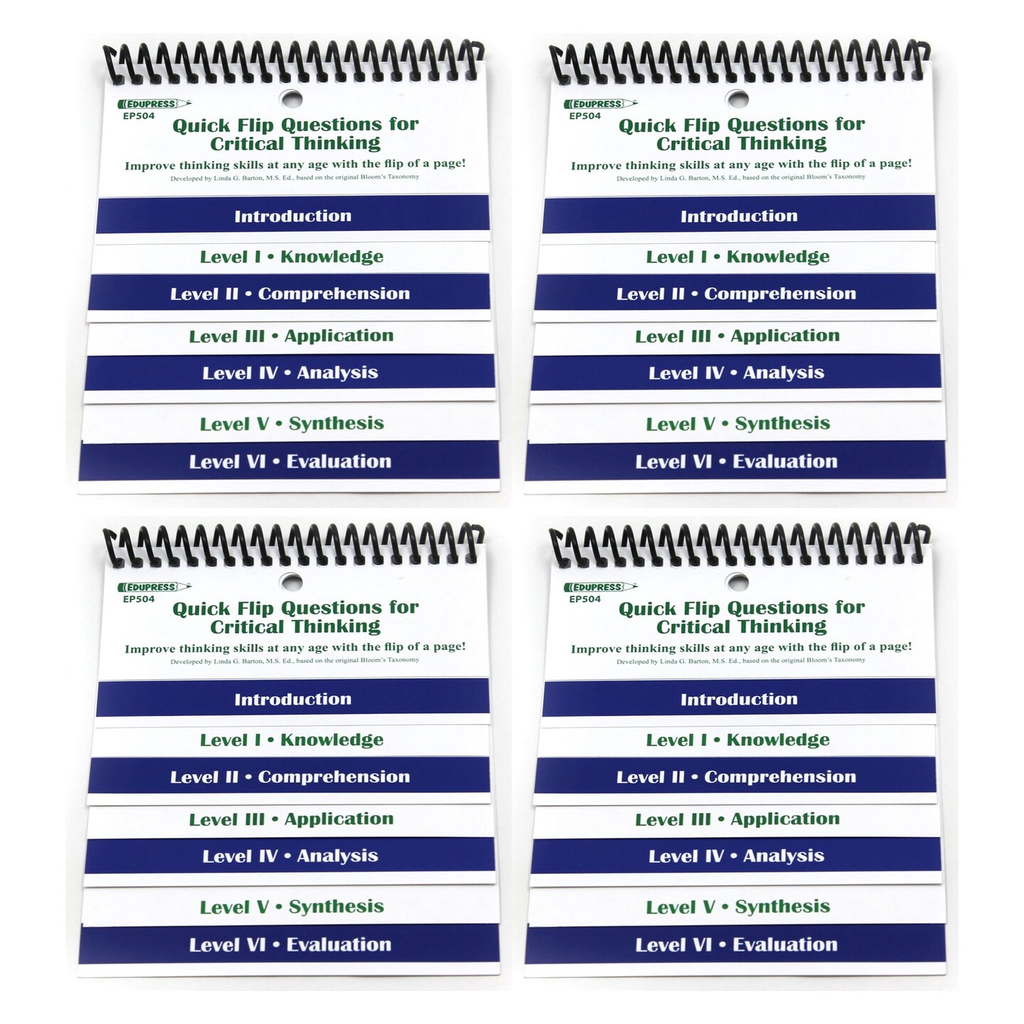 Questions for Critical Thinking Quick Flip Resource&#x2122;, Pack of 4