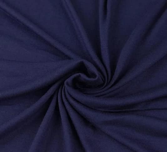 FabricLA 10oz Cotton Spandex Jersey Knit Fabric by The Yard 60&#x22; Inches Wide - Ultra Soft 4 Way Stretch Knit Fabric for Clothing