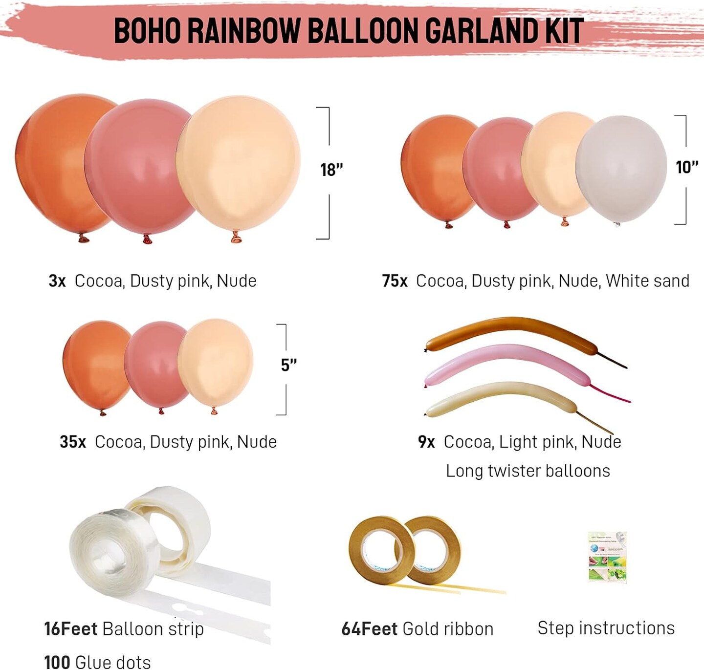 Boho Balloon Garland