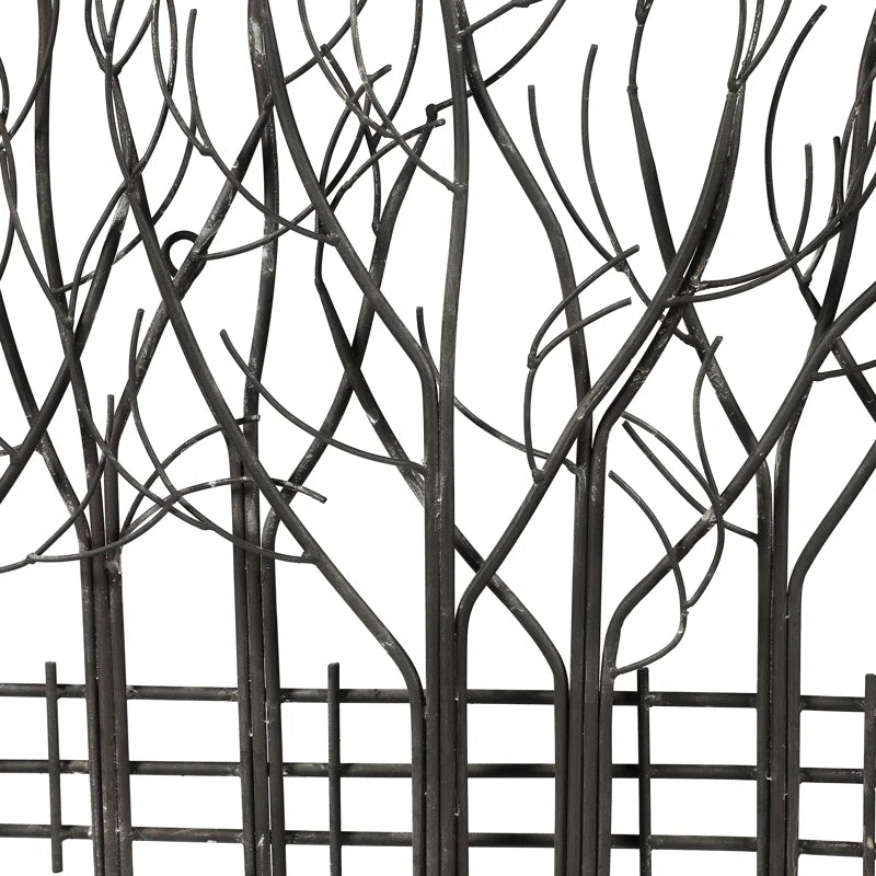 Metal Field of Twelve Trees Wall Decor