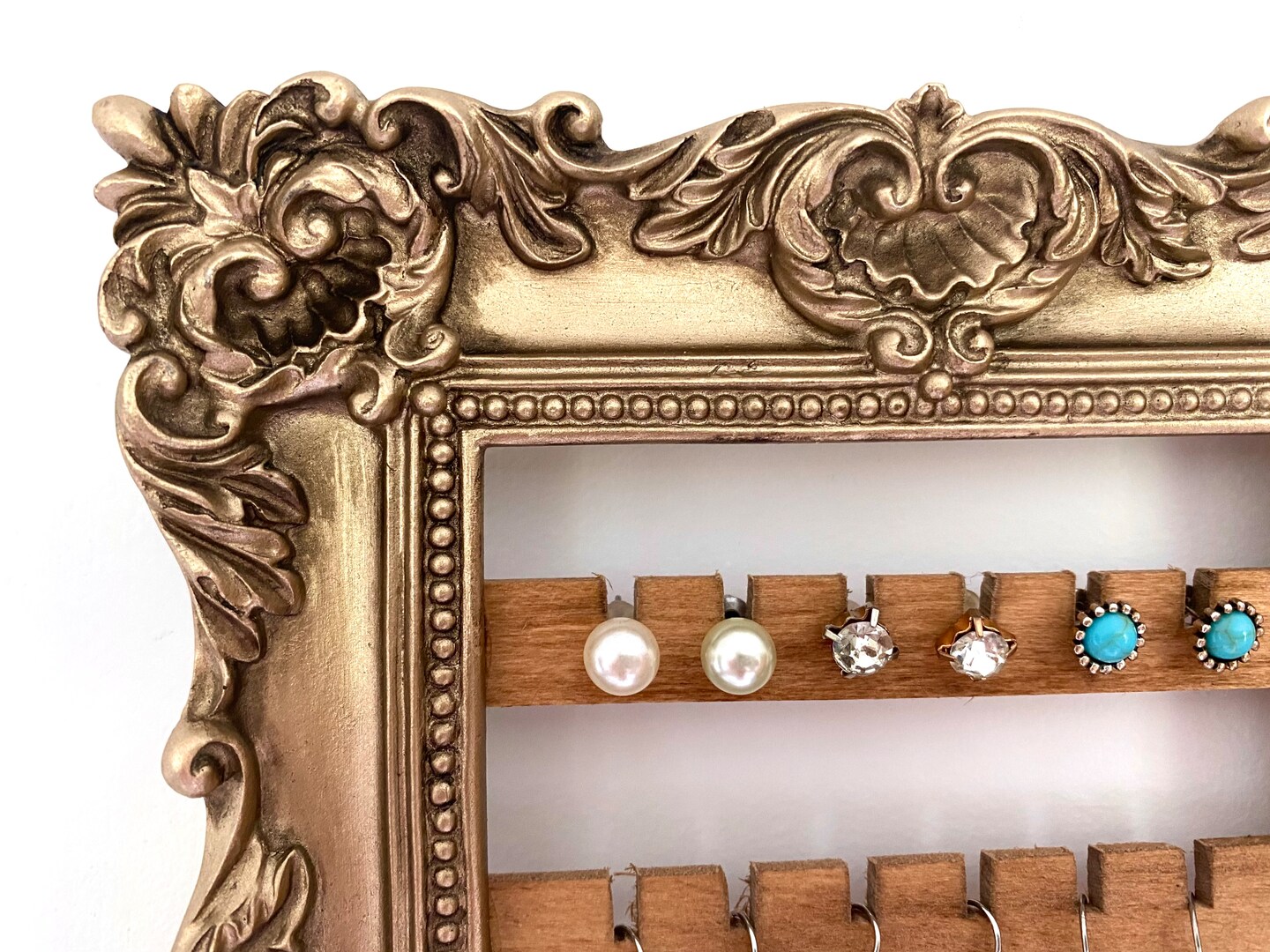 Ornate Vintage deals wall jewelry cabinet