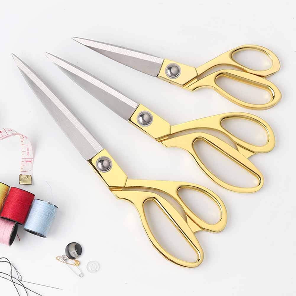 Professional Stainless Steel Heavy Duty Tailor Scissors (11 inch, Gold)