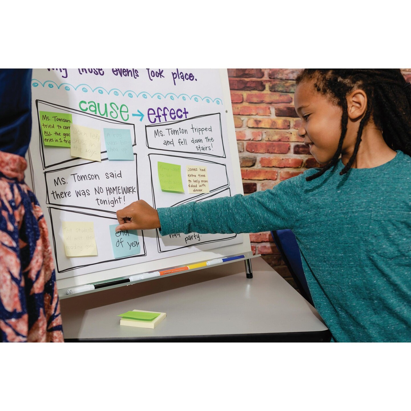 Heavy Duty Anchor Chart Paper, Non-Adhesive, White, Unruled 27" x 34", 25 Sheets