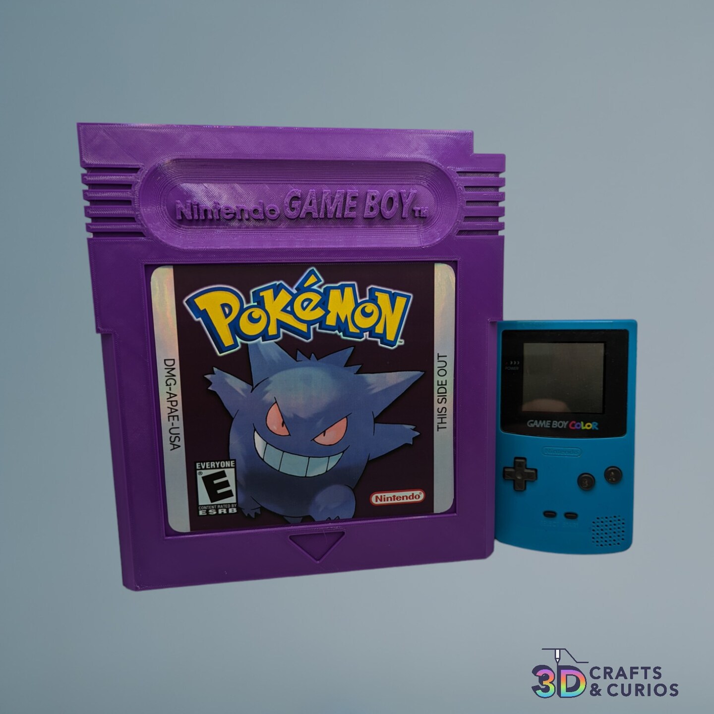 Giant Pokemon Gameboy Cartridge Decoration - Ghastly, Haunter, Gengar - image8