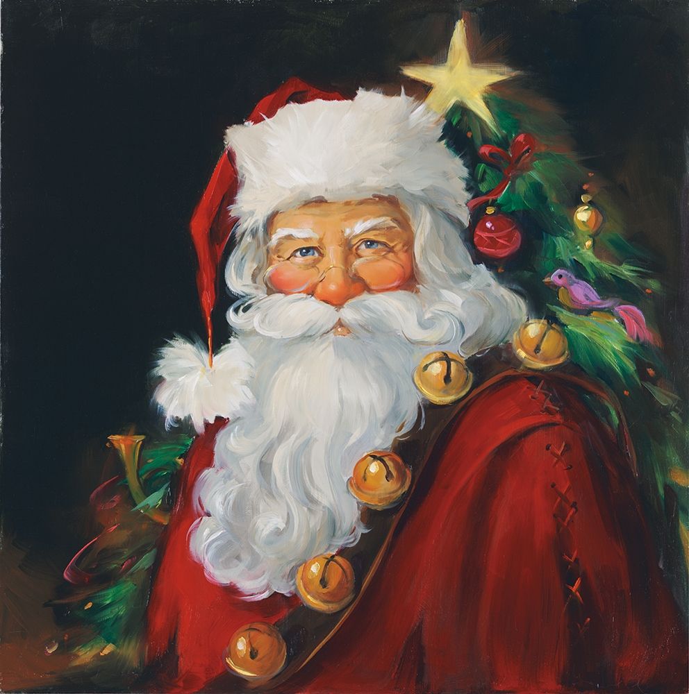 Sparkling Santa Poster Print by Susan Comish - Item # VARPDXSCM1200