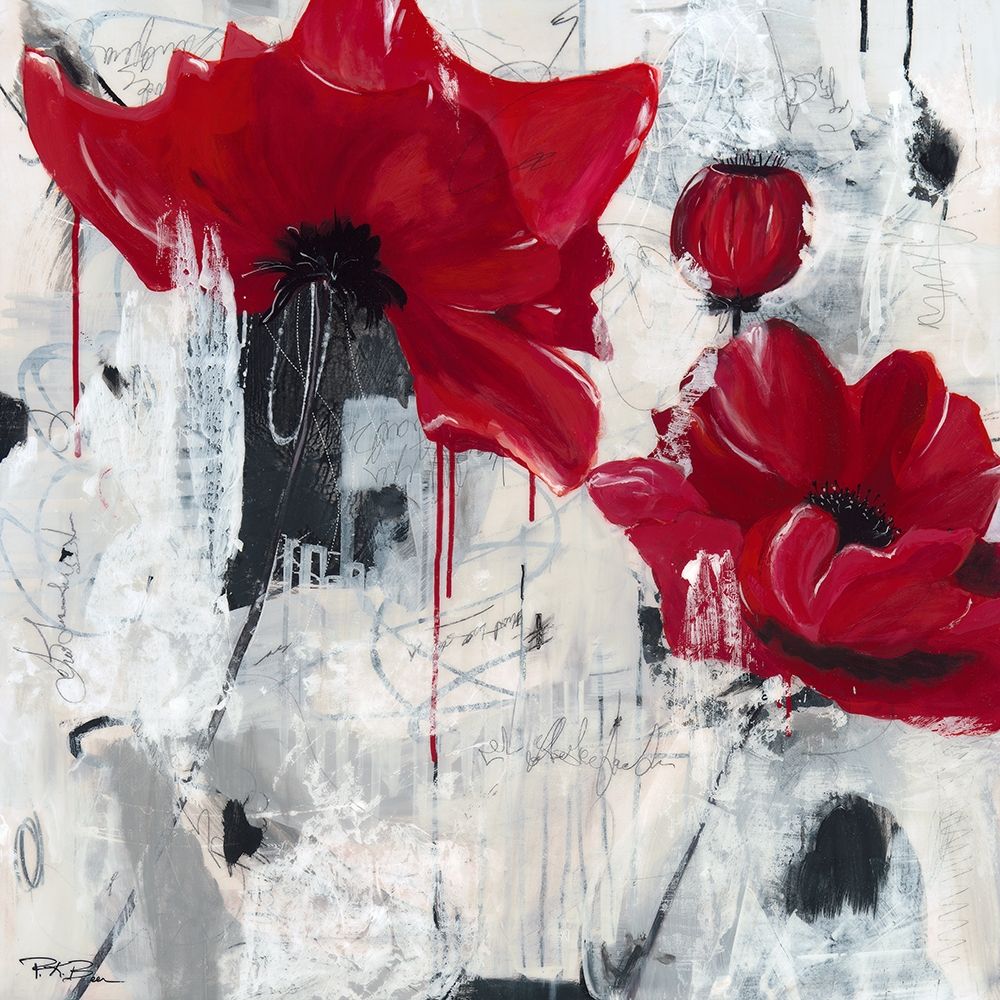 Poppy Love Poster Print by Pamela K. Beer # B3797D