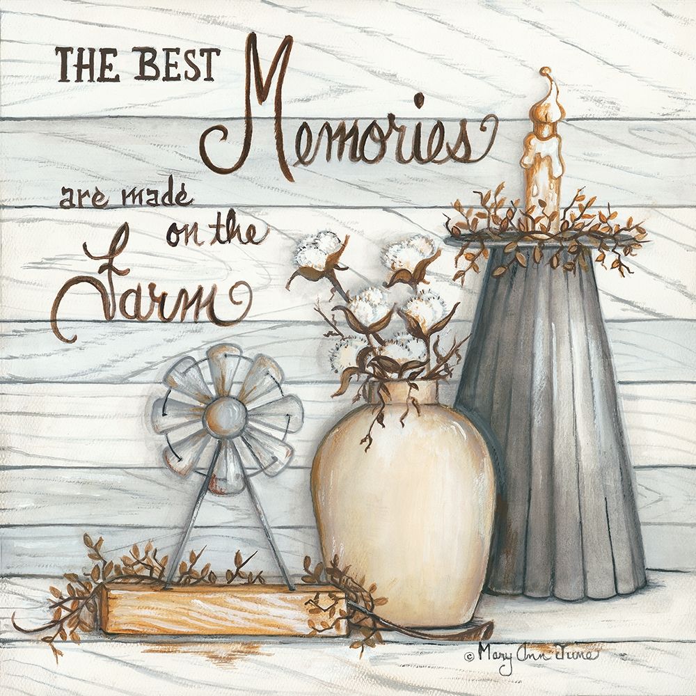Memories are the Farm Poster Print by Mary Ann June - Item # VARPDXMARY504
