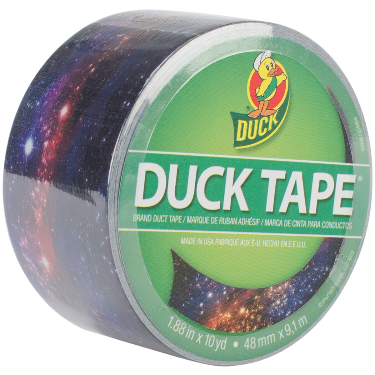 Duck Patterned Duck Tape 1.88&#x22;X10yd-Galaxy
