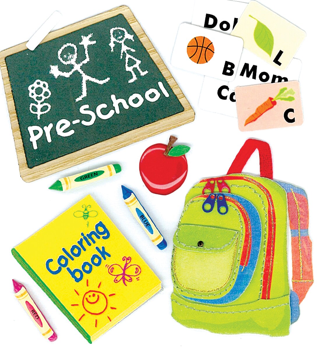 Jolee&#x27;s Boutique Dimensional Stickers-Preschool