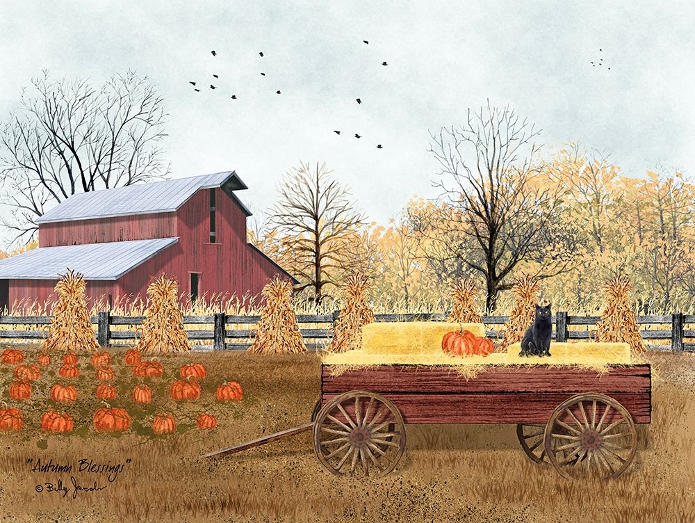 Autumn Blessings Poster Print by Billy Jacobs # BJ1192