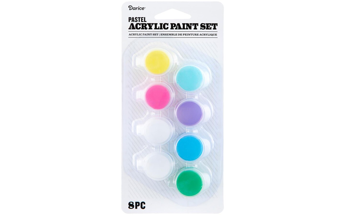 Darice Paint Pot Acrylic Pastel 8Pc