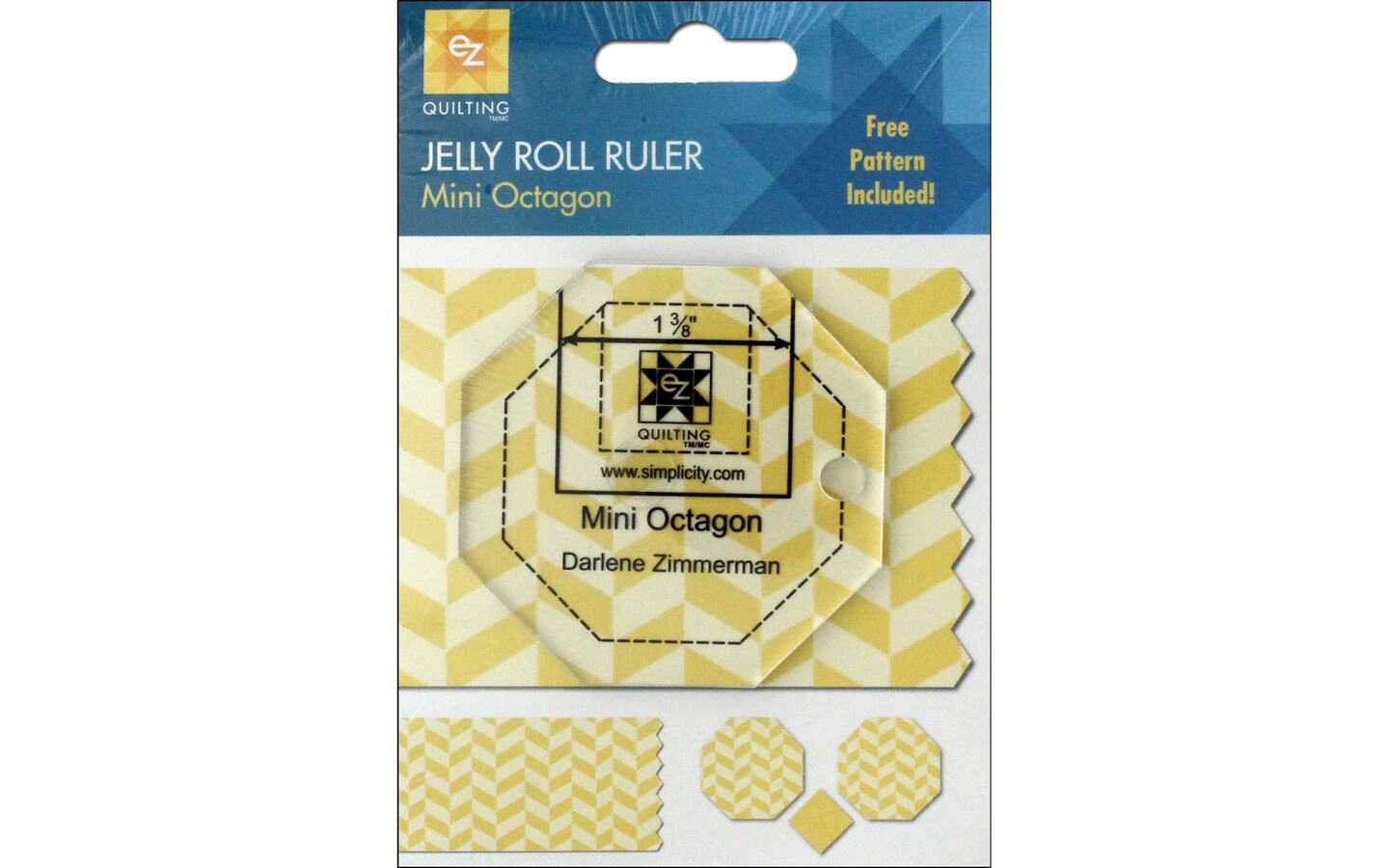 Ez Acrylic Ruler Mini Octagon