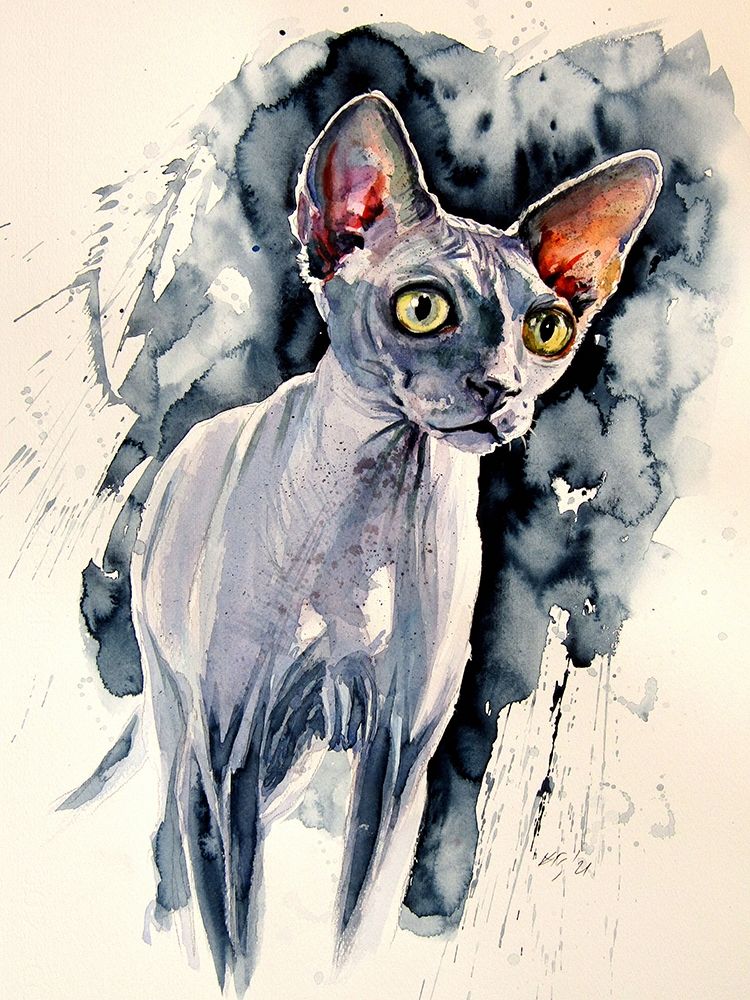 Cat by Anna Brigite Kovacs - Item # VARPDX3KOVA111