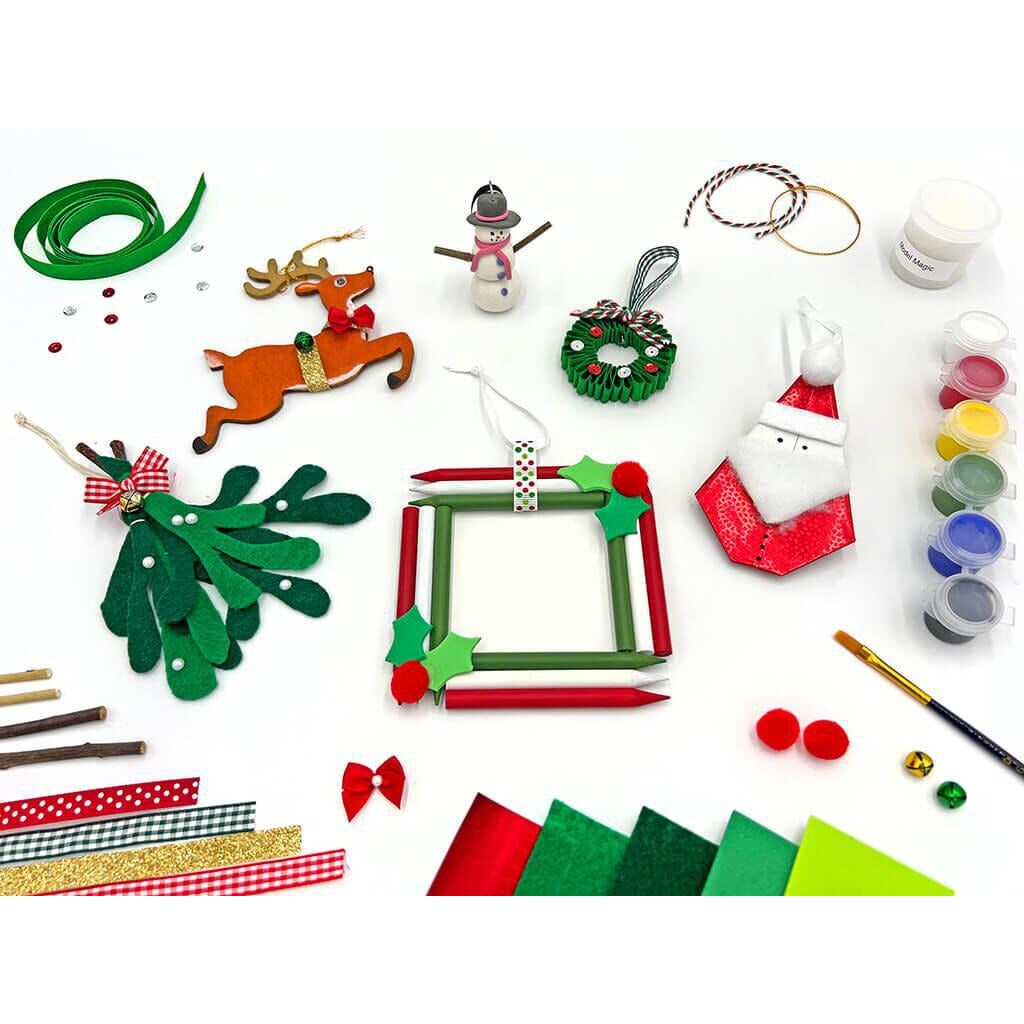 Christmas Craft Ornaments - Kids Holiday Arts and Crafts Box