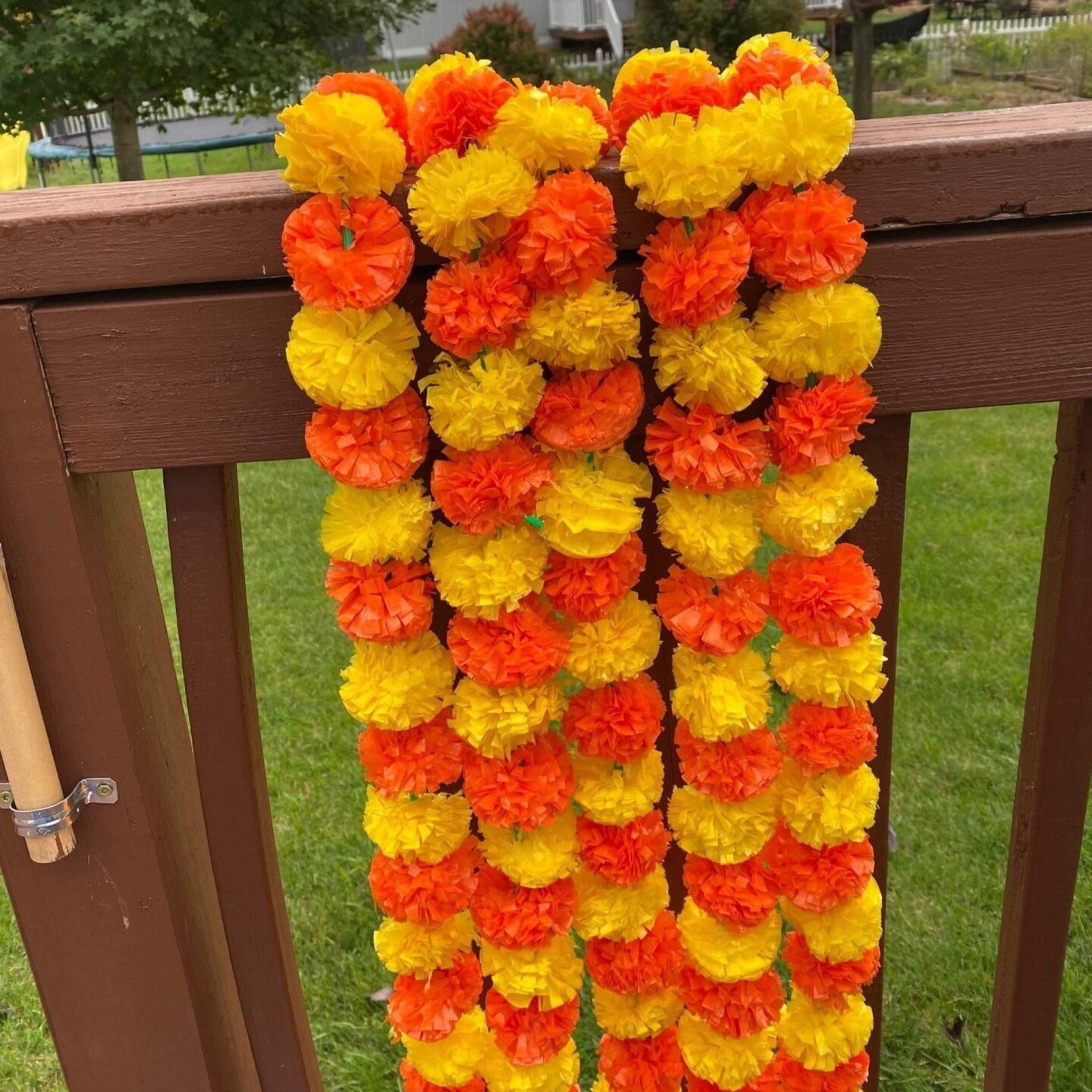Artificial Marigold Strings, Diwali Decoration, Day Of The Dead Decor