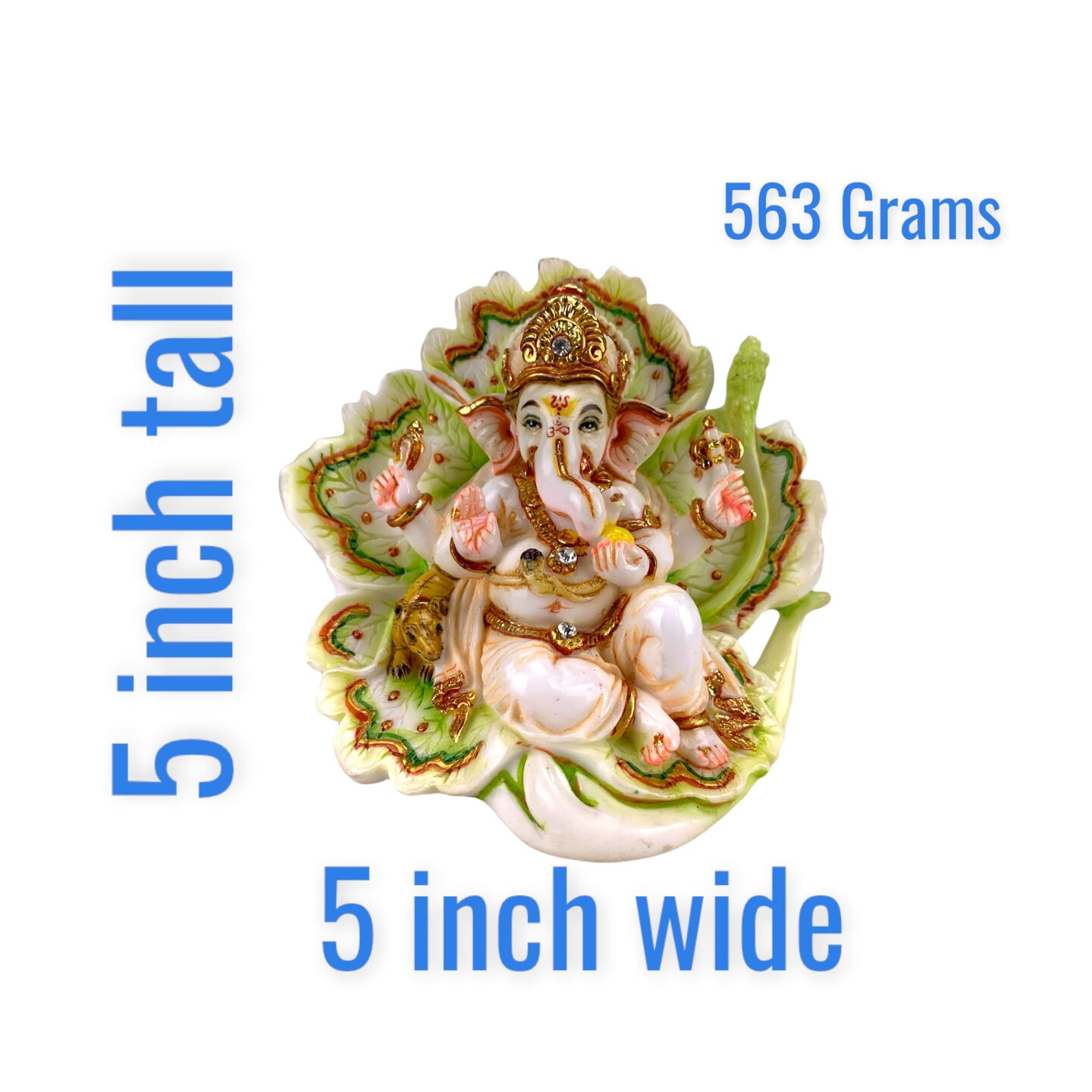 Lord Ganesha for Car Idol Showpiece Ganpati Figurine God of Luck and Success Home Decoration Ganesha for Car Dashboard Return Gifts for Housewarming Pooja Diwali